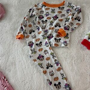 Disney Kids Pajamas - Orange, Black, White